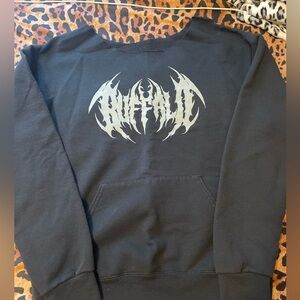 Buffalo brand sweater with cut neck off the shoulders